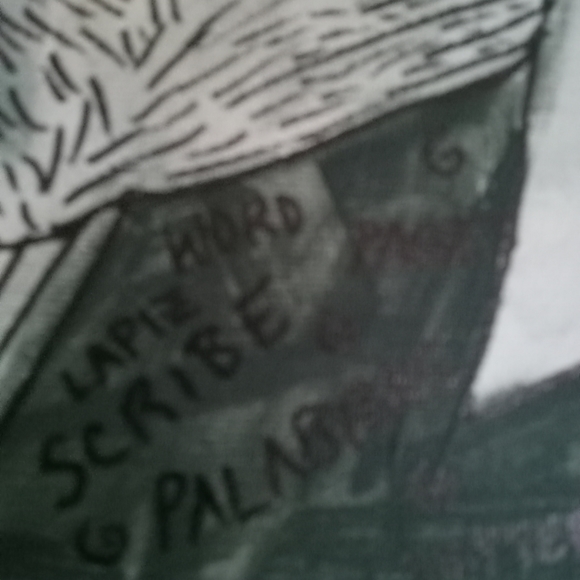 Bookshelf Painting (Handmade) - Picture 3 of 3